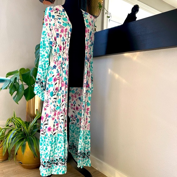 Love Stitch Kimono Beach Cover Up - Picture 3 of 8